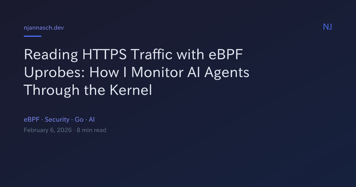 Reading HTTPS Traffic with eBPF Uprobes: How I Monitor AI Agents ...